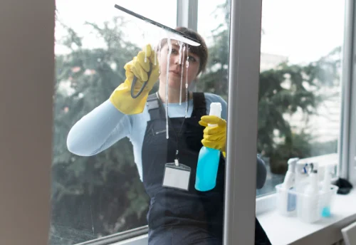 Nettoyage de vitres intérieures et extérieures à Azerat